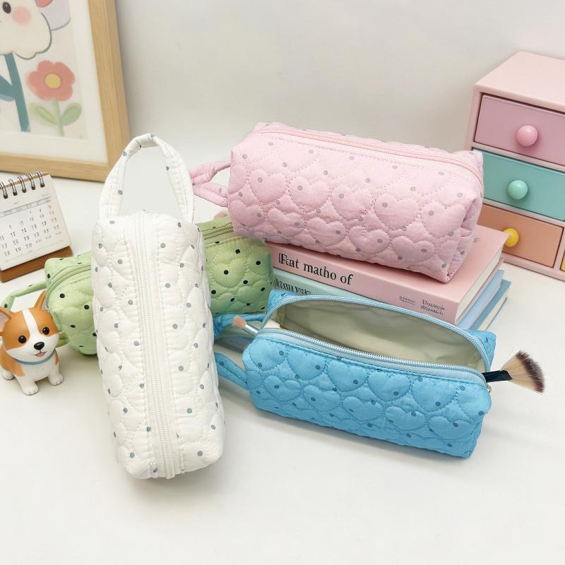 Cosmetic Bags - Tas Kosmetik Motif Polkadot Portabel, Desain