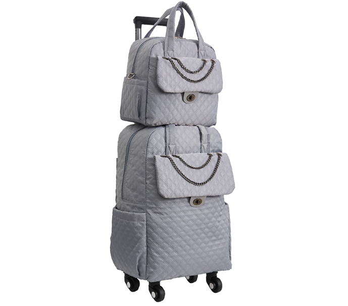 Foldable Rolling Luggage Bag - Tas Koper Wanita, Tas Ransel Wanita