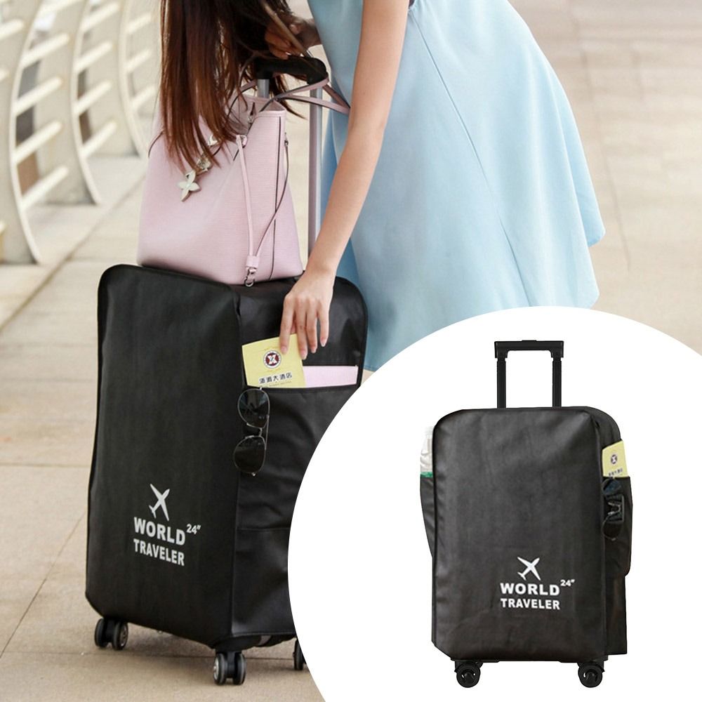 Waterproof Suitcase Cover Protector - Sarung Koper Baru, Ukuran 20-30 Inci,