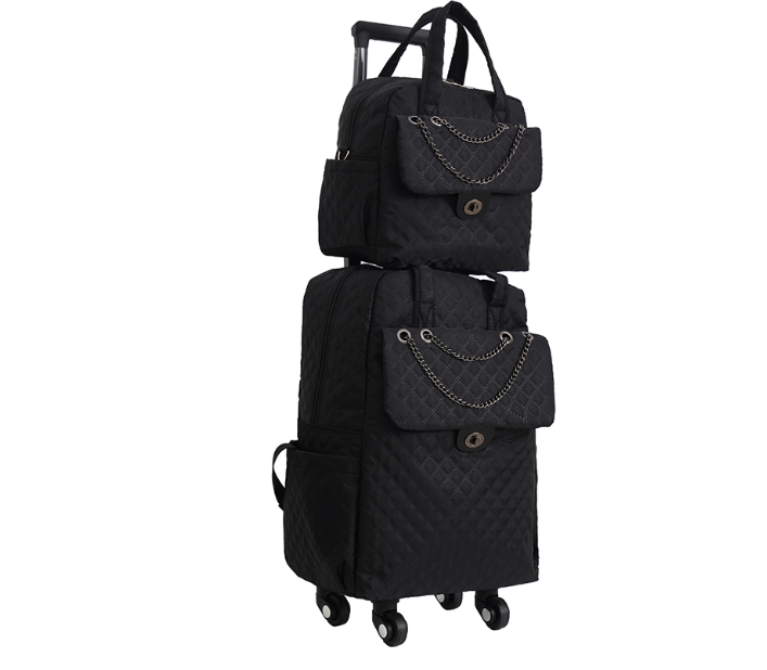Tas Koper Wanita, Tas Ransel W - Foldable Rolling Luggage Bag ulasan dan harga