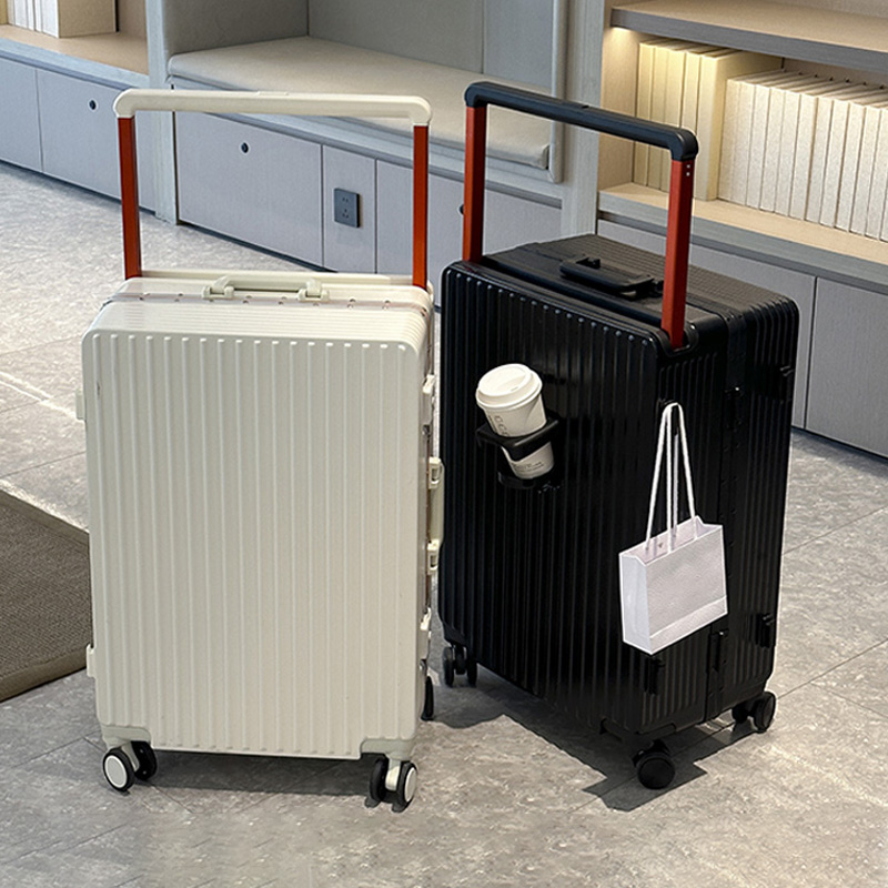 Koper Baru dengan Pegangan Leb - Aluminum Frame Carry On Luggage ulasan dan harga