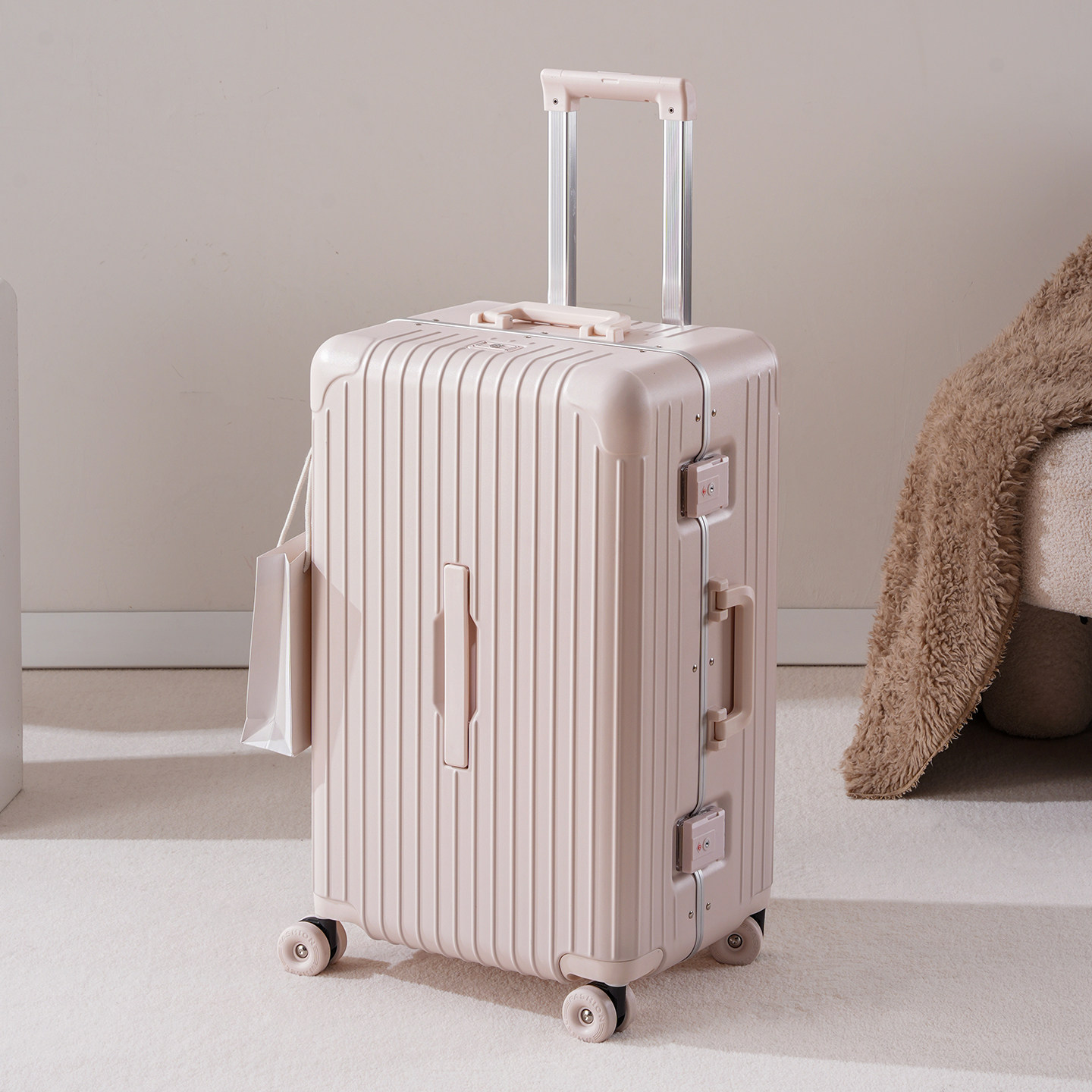 Koper Bingkai Aluminium Baru 2 - Aluminum Frame Carry On Luggage ulasan dan harga