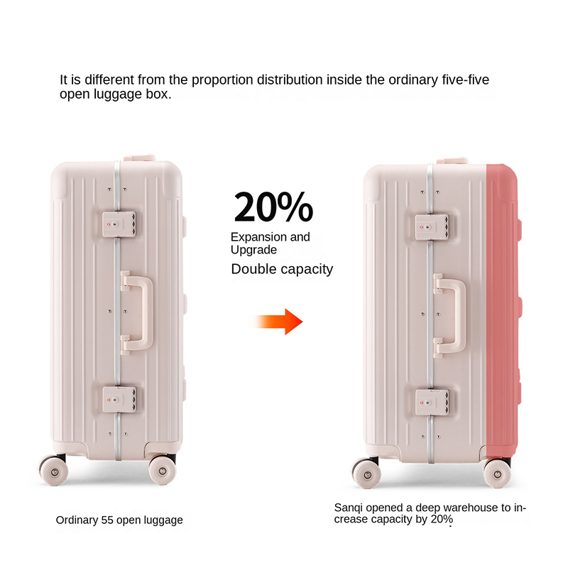 Koper Bingkai Aluminium Baru 2 - Aluminum Frame Carry On Luggage ulasan dan harga